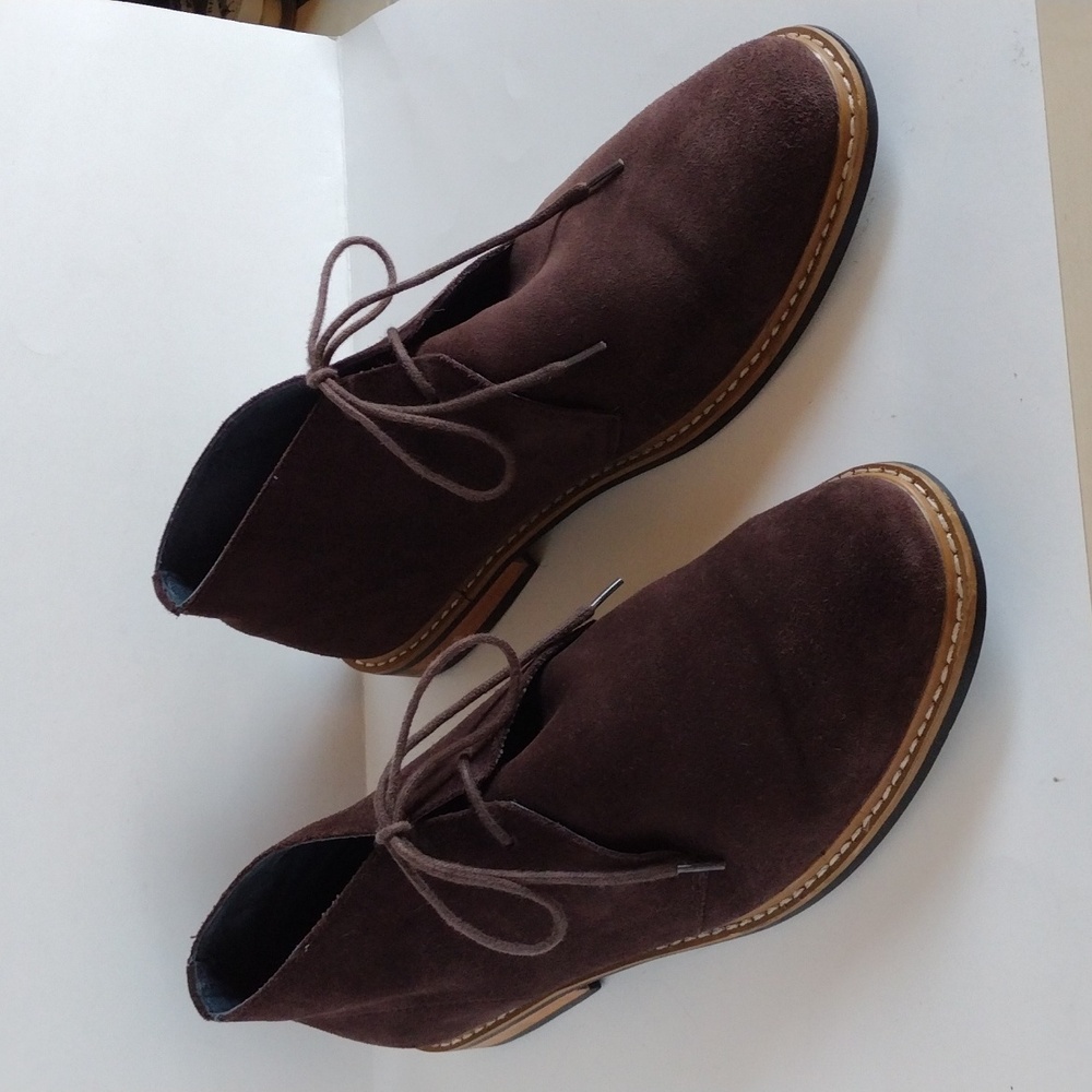 Joseph Abboud Thomas Men's Brown Suede Chukka Boots 10.5